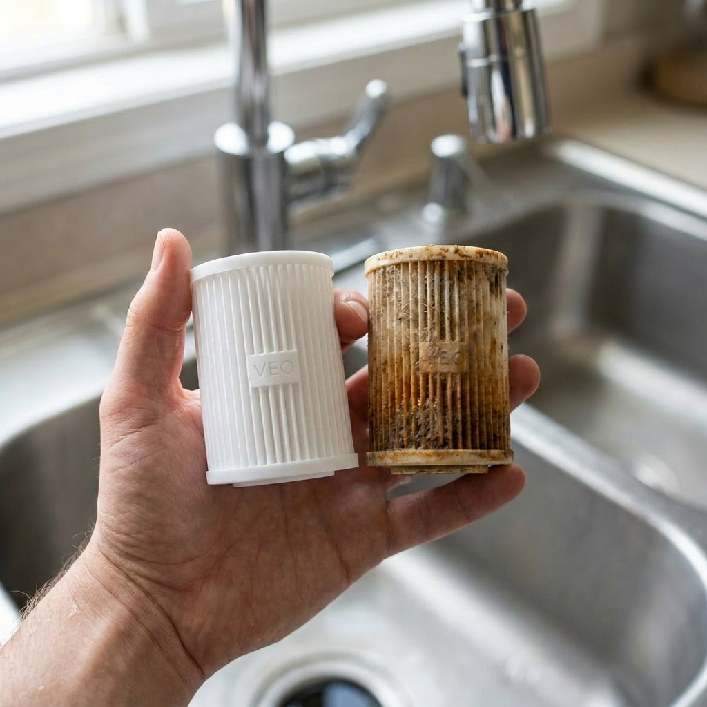 Brown in a week. That’s not the filter — that’s your water.